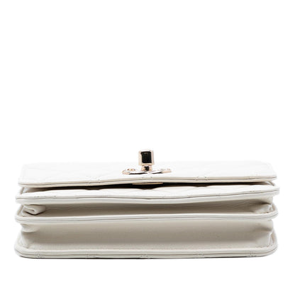 Chanel Mini Quilted Lambskin Trendy CC Wallet On Chain