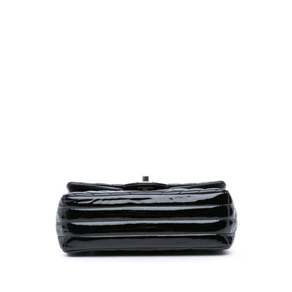 Chanel Mini Rectangular Classic Chevron Patent Single Flap
