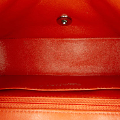 Chanel Mini Rectangular Classic Lambskin Single Flap (SHG-ivLQsv)