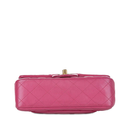 Chanel Mini Rectangular Classic Lambskin Single Flap (SHG-dNNE0j)