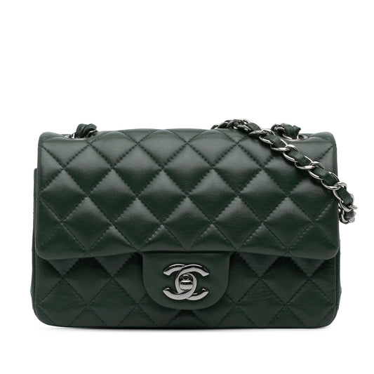 Chanel Mini Rectangular Classic Lambskin Single Flap