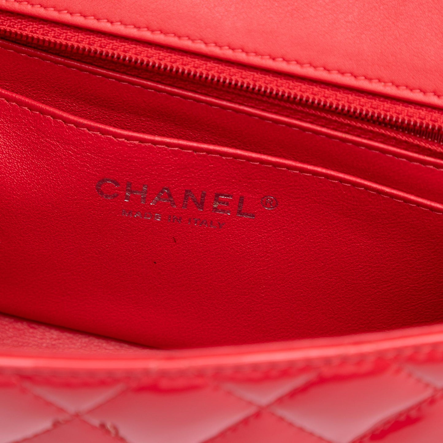 Chanel Mini Rectangular Classic Patent Single Flap