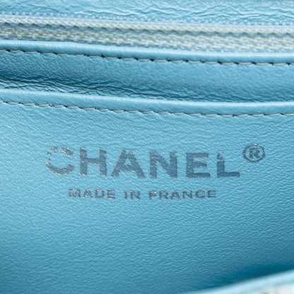 Chanel Mini Rectangular Classic Tweed Braided Single Flap