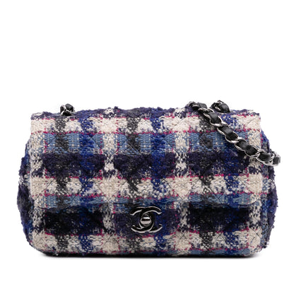 Chanel Mini Rectangular Classic Tweed Single Flap