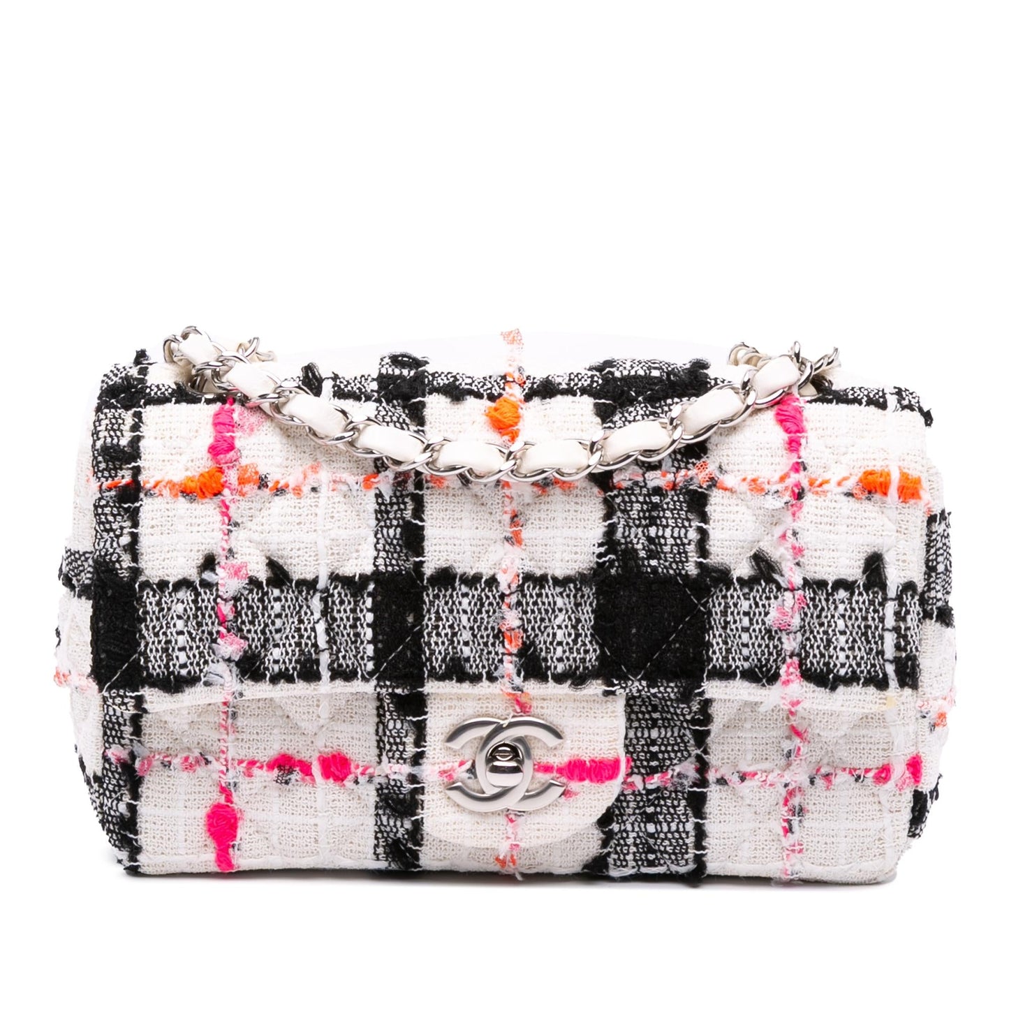 Chanel Mini Rectangular Classic Tweed Single Flap