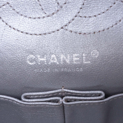 Chanel Mini Reissue 2.55 Metallic Aged Calfskin Double Flap 224