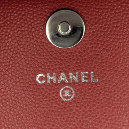 Chanel Mini Square Caviar Wallet on Chain (SHG-xhNJS8)