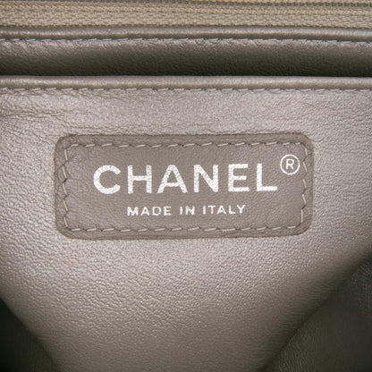 Chanel Mini Square Classic Chevron Iridescent Lambskin Single Flap