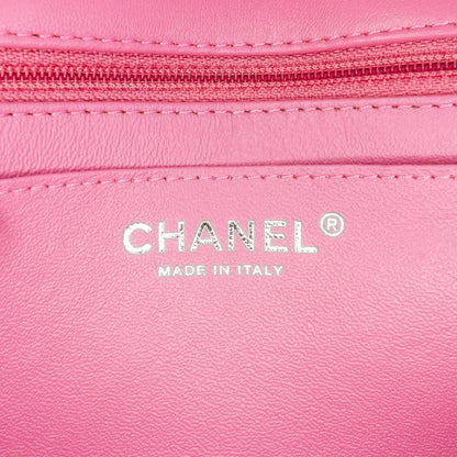 Chanel Mini Square Classic Chevron Lambskin Single Flap