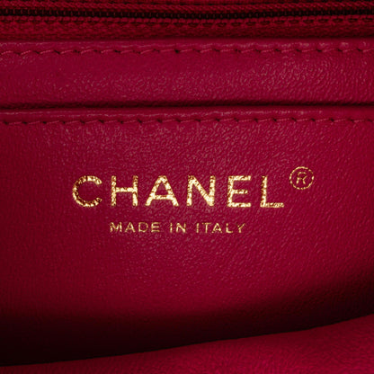 Chanel Mini Square Classic Chevron Lambskin Single Flap