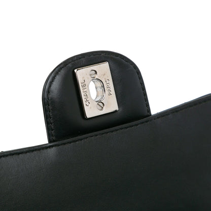 Chanel Mini Square Classic Chevron Patent Flap