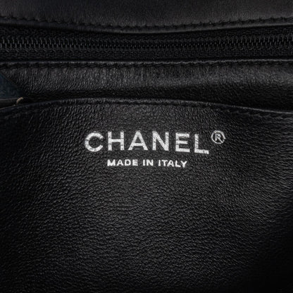 Chanel Mini Square Classic Chevron Patent Flap