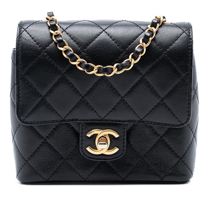 Chanel Mini Square Classic Goatskin Single Flap