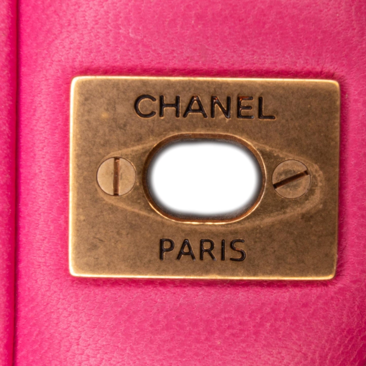 Chanel Mini Square Classic Lambskin Chevron Flap