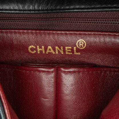 Chanel Mini Square Classic Lambskin Leather Single Flap Bag (SHG-hqpiJu)