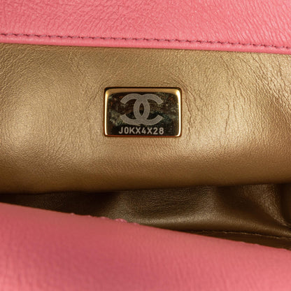 Chanel Mini Square Classic Lambskin Pearl Crush Flap (SHG-zjQT5W)