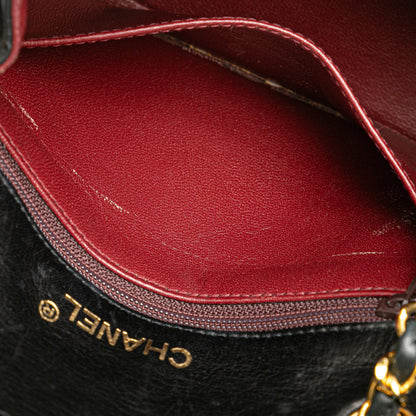 Chanel Mini Square Classic Lambskin Single Flap (SHG-uffUKC)