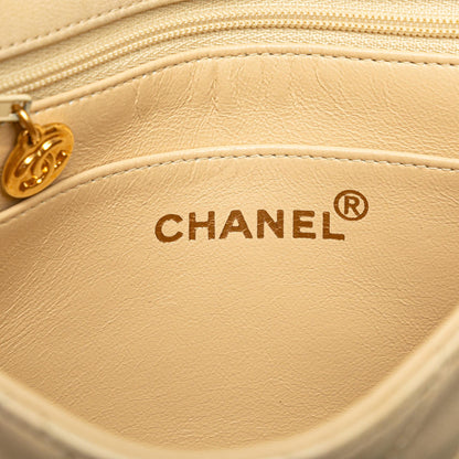 Chanel Mini Square Classic Lambskin Single Flap (SHG-bqoEbP)