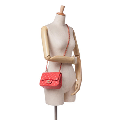 Chanel Mini Square Classic Lambskin Single Flap