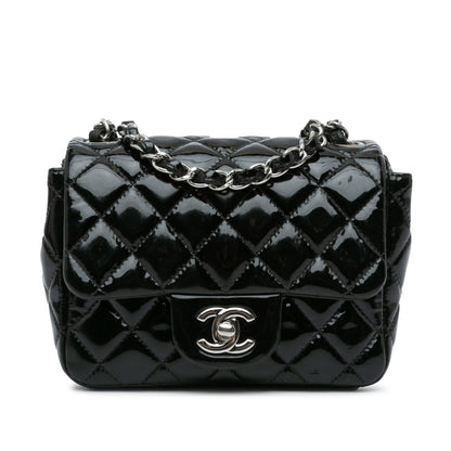 Chanel Mini Square Classic Patent Single Flap (SHG-vfasYd)