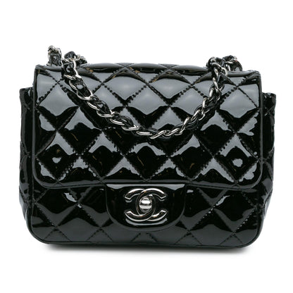Chanel Mini Square Classic Patent Single Flap