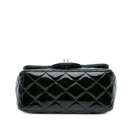 Chanel Mini Square Classic Patent Single Flap