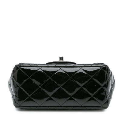 Chanel Mini Square Classic Patent Single Flap