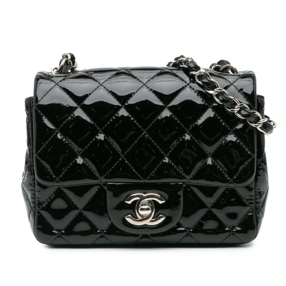 Chanel Mini Square Classic Patent Single Flap