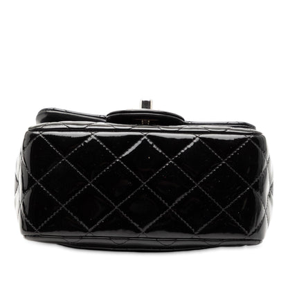 Chanel Mini Square Classic Patent Single Flap