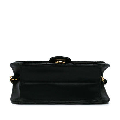 Chanel Mini Square Classic Satin Single Flap