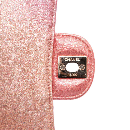 Chanel Mini Square Iridescent Calfskin Flap