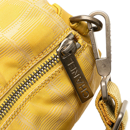 Chanel New Travel Line Nylon Barrel Shoulder Bag