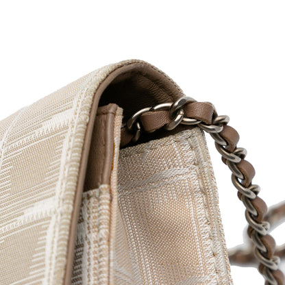 Chanel New Travel Line Nylon Wallet On Chain