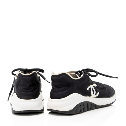 Chanel Nylon CC Sneakers - Size 10 / 40