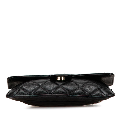 Chanel Nylon Graffiti Foldable Shopping Tote in Caviar Flap (SHG-HcnFTW)