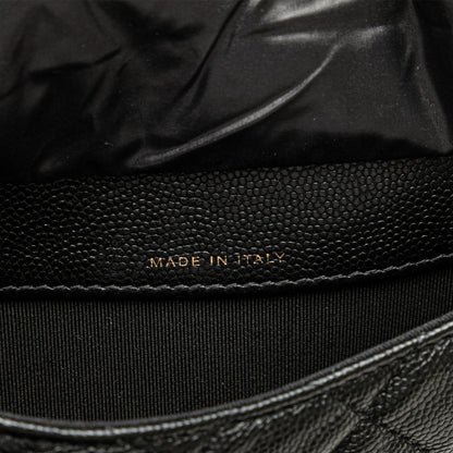 Chanel Nylon Graffiti Foldable Shopping Tote in Caviar Flap (SHG-HcnFTW)