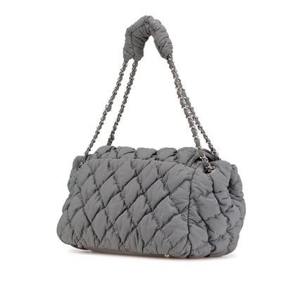 Chanel Nylon Quilted Bubble Accordion Chain Flap (SHG-cwY1i5)