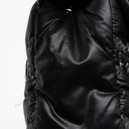 Chanel Nylon Quilted Tweed On Stitch Flap Bag (SHF-4UuNtD)