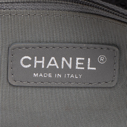 Chanel Nylon Quilted Tweed On Stitch Flap Bag (SHF-4UuNtD)