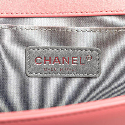 Chanel Old Medium Chevron Lambskin Boy Flap