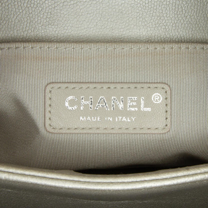 Chanel Old Medium Quilted Caviar Boy Flap