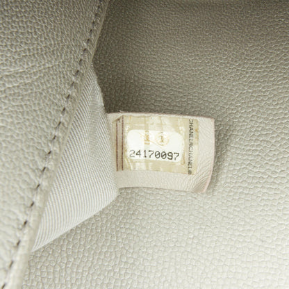 Chanel Old Medium Quilted Caviar Boy Flap
