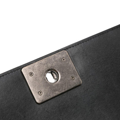 Chanel Old Medium Quilted Lambskin Boy Flap