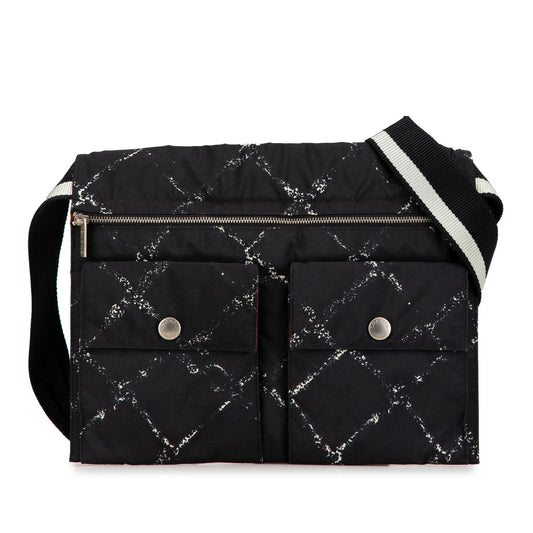 Chanel Old Travel Line Nylon Belt Bag