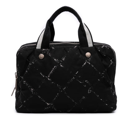 Chanel Old Travel Line Nylon Handbag