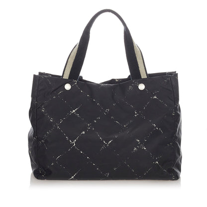 Chanel Old Travel Line Nylon Tote Bag (SHG-23286)