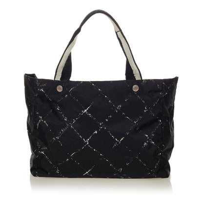 Chanel Old Travel Line Nylon Tote Bag (SHG-27920)
