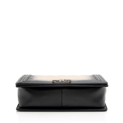 Chanel Ombre Lambskin New Medium Boy Bag