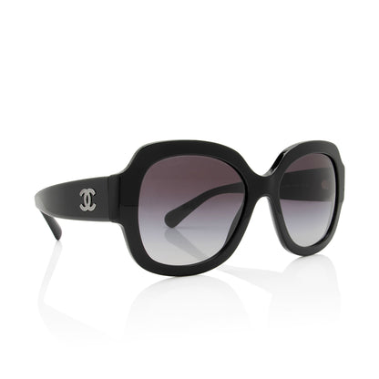 Chanel CC Oversized Butterfly Sunglasses (SHF-hJMNQo)