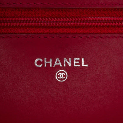 Chanel Paris Dallas CC Patent Goatskin Wallet on Chain